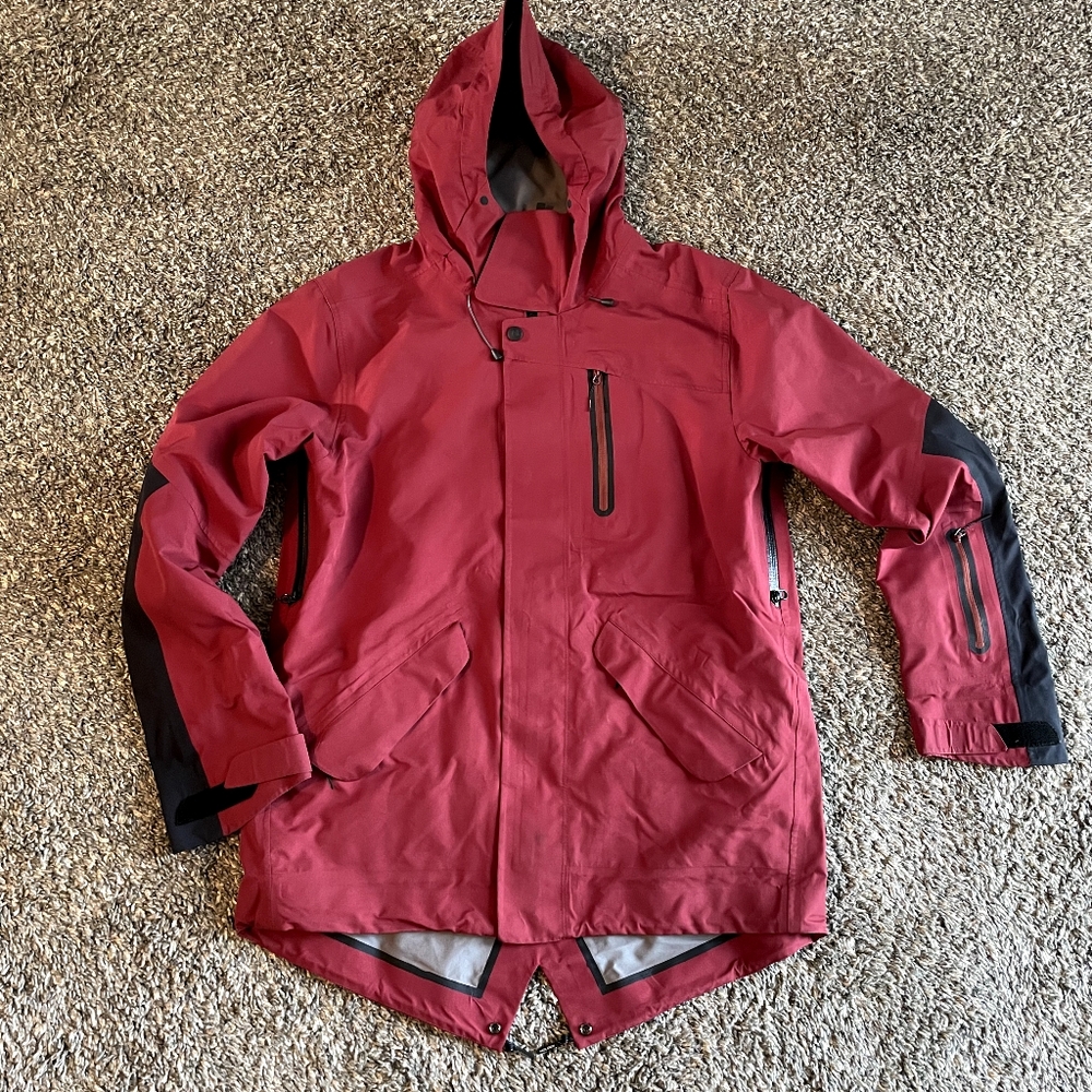 Holden fishtail jacket red